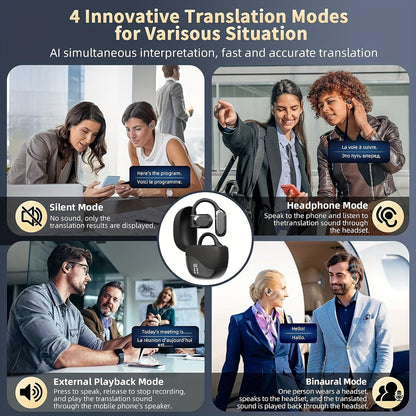 Real-Time AI Translation Earbuds – Smart Language Translator