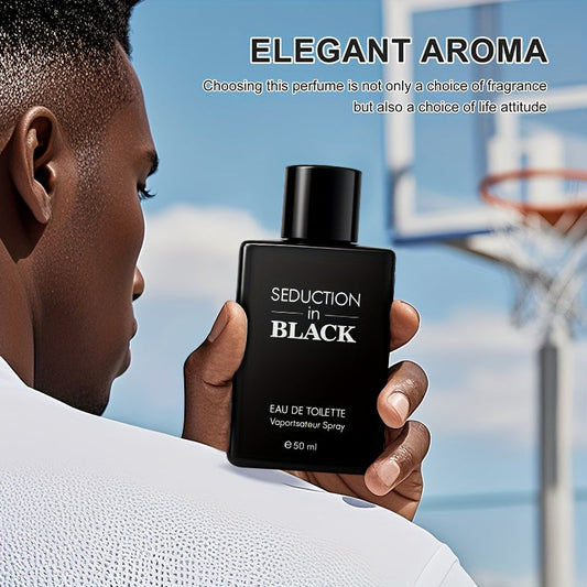 Men's Elegant Eau De Toilette 50ml | Long-Lasting Fresh Cologne Fragrance