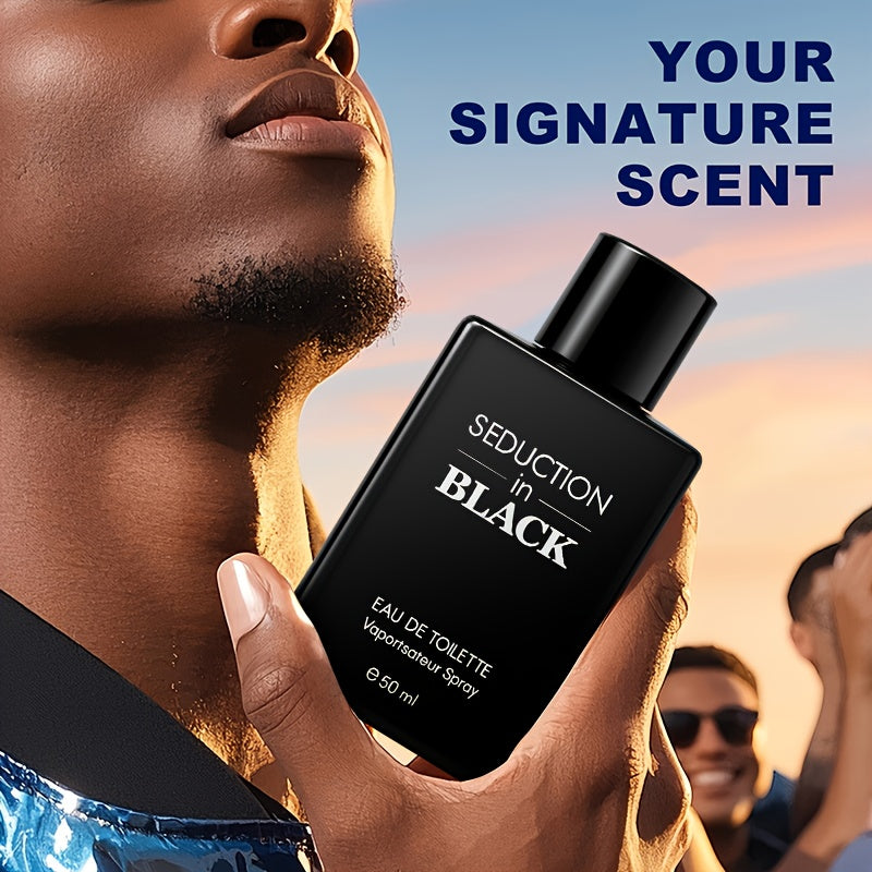 Men's Elegant Eau De Toilette 50ml | Long-Lasting Fresh Cologne Fragrance