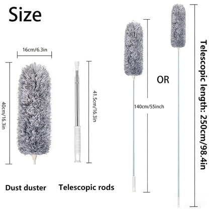 1PC Retractable Bendable Microfiber Duster
