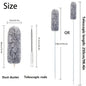 1PC Retractable Bendable Microfiber Duster