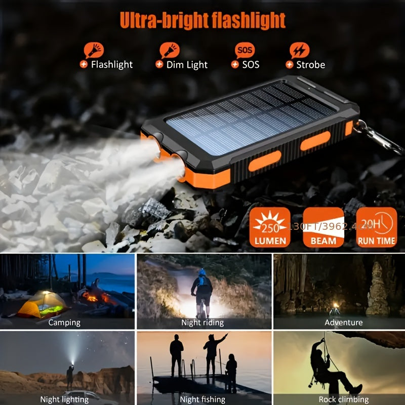 20000mAh Solar Power Bank