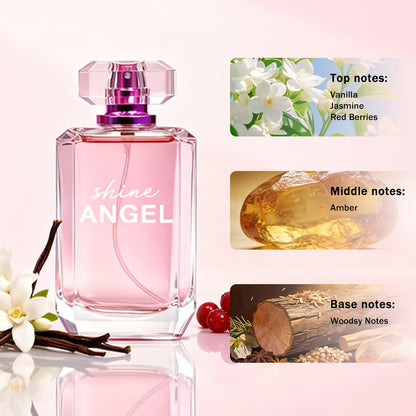 Women's Eau De Parfum 3.4 fl oz (100ml) – Long-Lasting Vanilla, Jasmine & Red Berries Fragrance