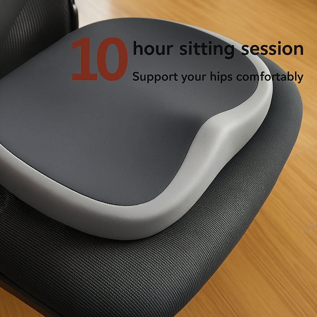 10-Hour Ergonomic Memory Foam Office Chair Cushion