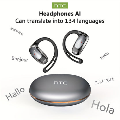 HTC NE35 AI Translation Earbuds – Open-Ear Wireless Headphones