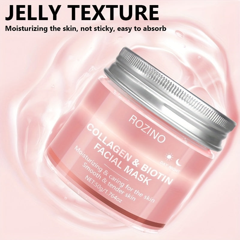 50g Biotin Collagen Day & Night Mask, Hydrates, Keeps Skin