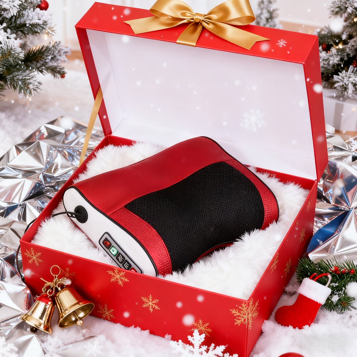 Neck & Back Massager – Deep Tissue Shiatsu Massage Pillow